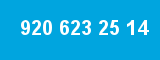 920 623 25 14 920 623 25 14